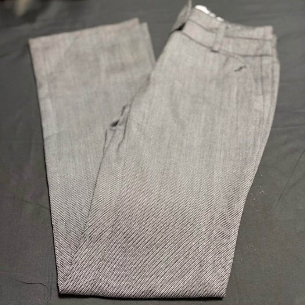 Joe B by Joe Benbasset Womens Gray Pinstripe StraightLeg Dress Pants Sz 1 Office